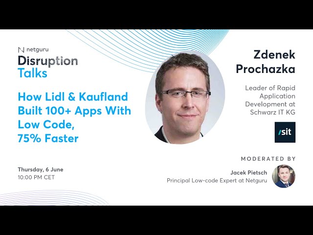 How Lidl & Kaufland Built 100+ Apps With Low Code, 75% Faster
