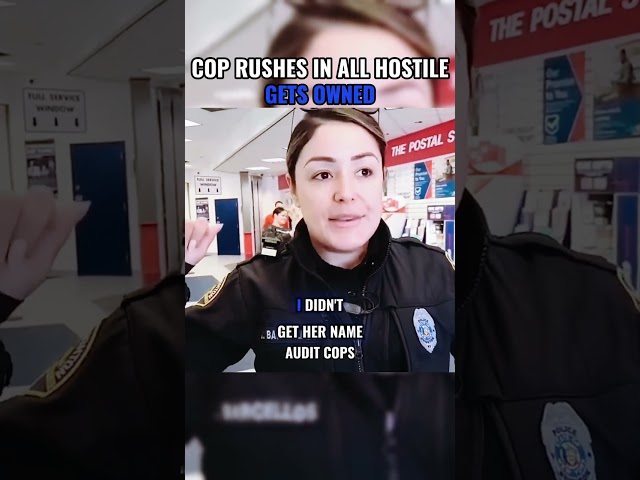 Cop Rushes In All Hostile & Gets OWNED  #cops #copsowned #idrefusal #1stamendmentaudits  #dismissed