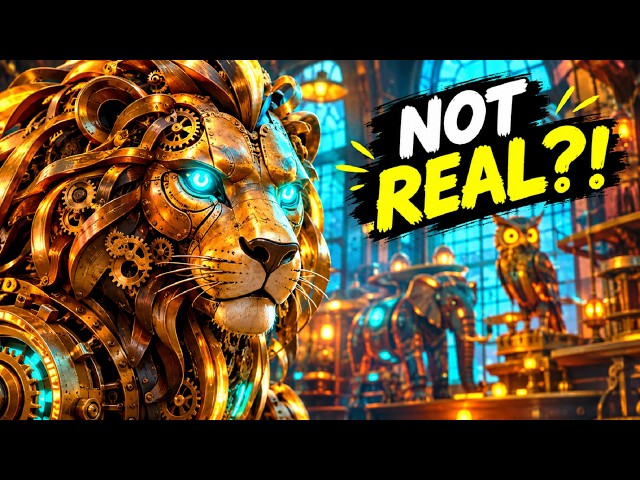 Something Is Wrong With This 3D Clockwork Zoo...