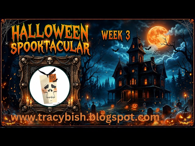 How to Create a Halloween Skeleton Treat Pouch - Halloween Spooktacular Week 3!