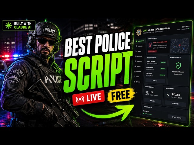 I Used Claude AI to Build a FiveM Police Script (Free)