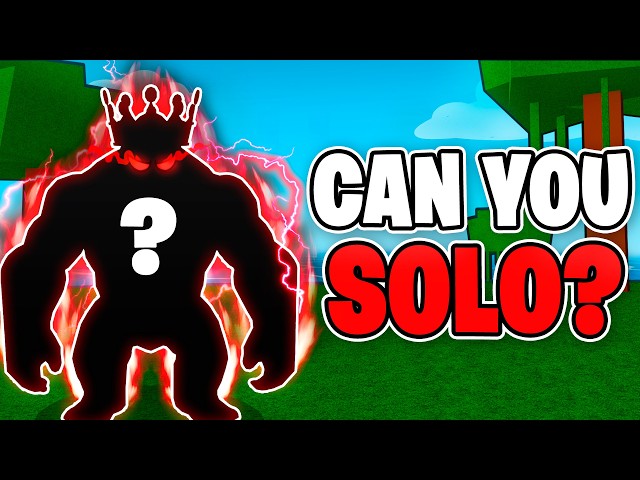 Can YOU SOLO THIS BOSS In Blox Fruits?