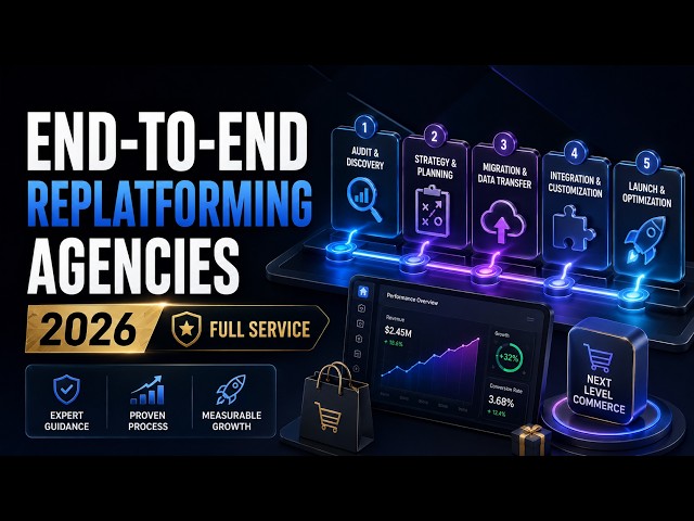 Best Ecommerce Replatforming Agencies in 2026 | Top Agencies for Platform Migration