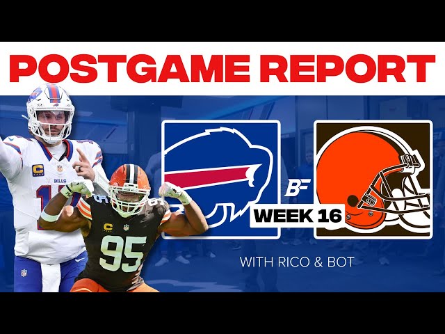 Buffalo Bills vs. Cleveland Browns | POSTGAME INSTANT REACTION