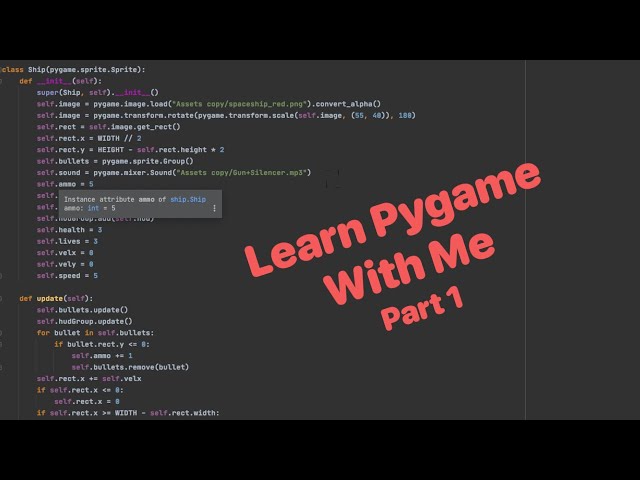 Learn Pygame with Me Part 1 | A Tutorial for Beginners