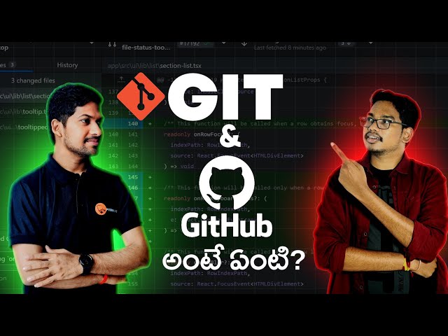 What is Git and GitHub in Telugu