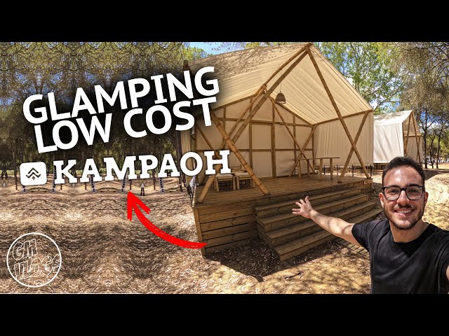 ⛺ WE VISIT the best GLAMPING in SPAIN | Low-cost LUXURY Camping | KAMPAOH TENT Bali and Lamu
