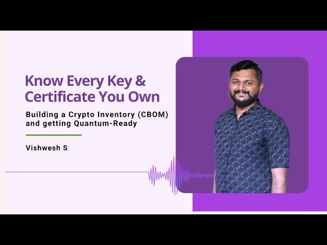 Crypto Inventory (CBOM): Your First Step to Quantum Readiness  | eMudhra Webinar