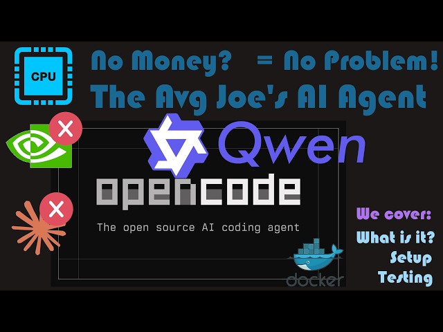 Run a Totally OpenSource AI Agent - No GPU & No Subscriptions