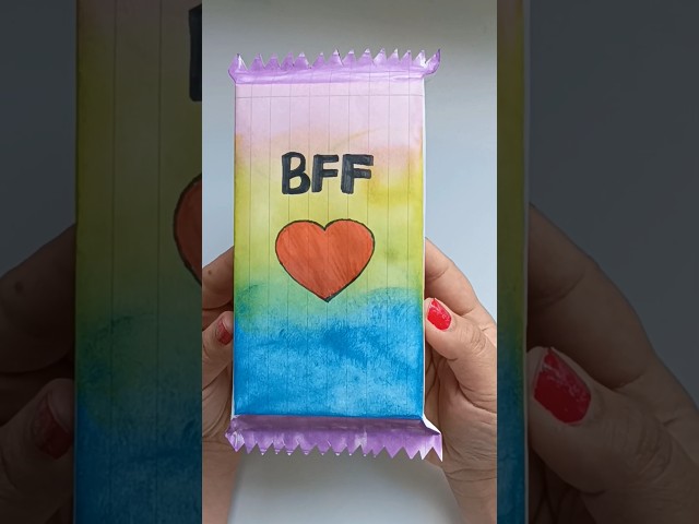Friendship Day Gift. DIY Notebook Gift #shorts
