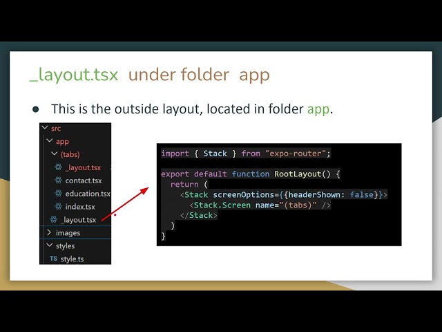 React Native Expo: Tabs Navigation