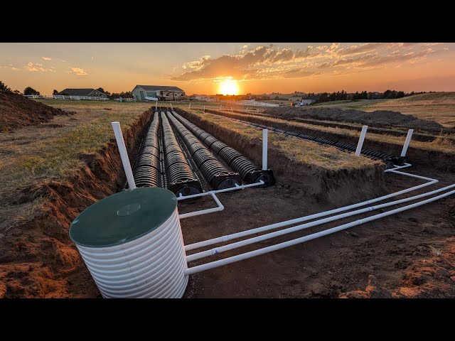 Project Shop House pressure dosing septic, soil treatment area walkthrough.