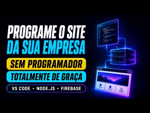 PROGRAME O SITE DA SUA EMPRESA DE GRAÇA E SEM PROGRAMADOR - TUTORIAL