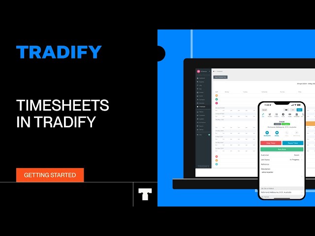 Timesheets in Tradify