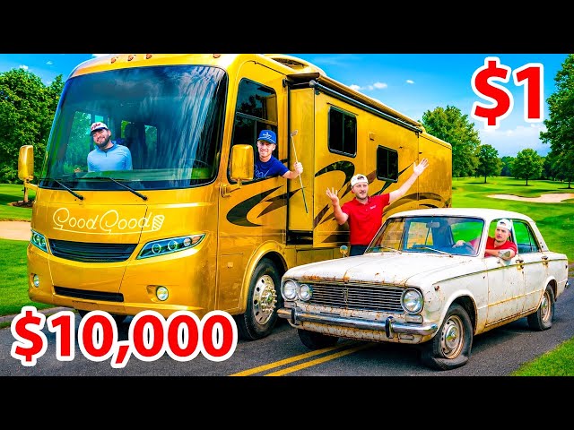 $1 vs $10,000 Golf Road Trip Across America | Ep.4