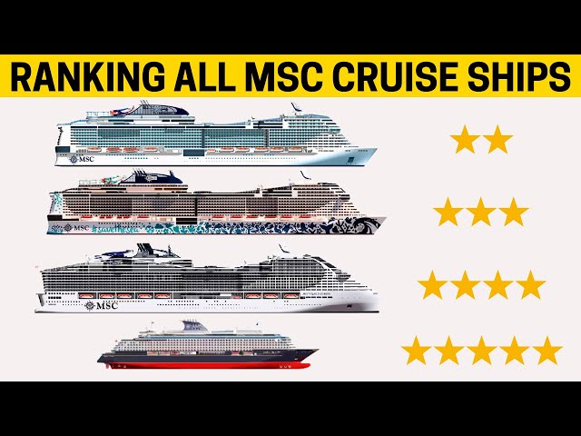 Every MSC Cruise Ship RANKED from Worst to BEST (2025 Edition!)