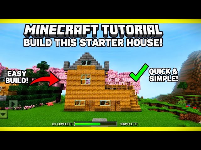 Maincraft : How to Build Starter House 🏡 in maincraft ? #maincraft #tutorial