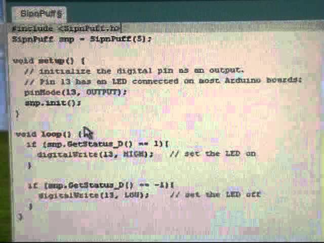 Sip'n Puff Arduino Shield
