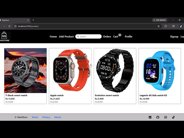 Build my own e-commerce website from crash using Express JS