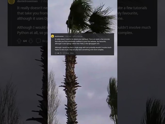 is building a very basic website with only one page and some text a good first project?