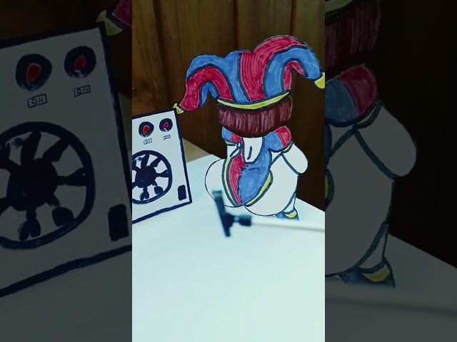 Jax makes fun of Pomni (The amazing digital circus) #digitalcircus #jax #pomni #prank #farting #joke