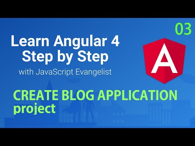 Create Angular Web Application: video #03 [NEW LINK BELOW]