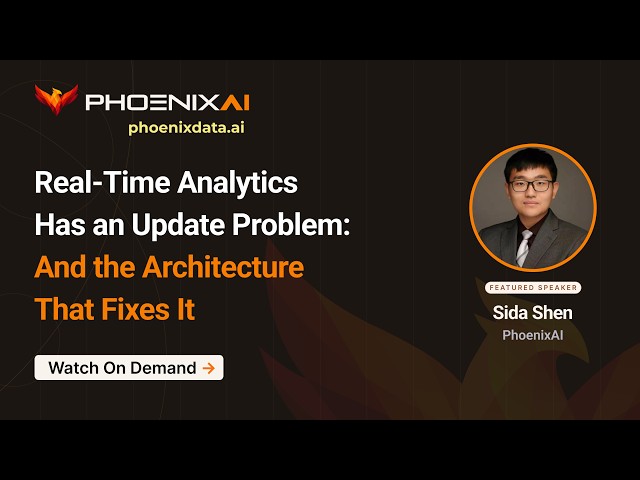 Real Time Analytics Has an Update Problem  And the Architecture That Fixes It