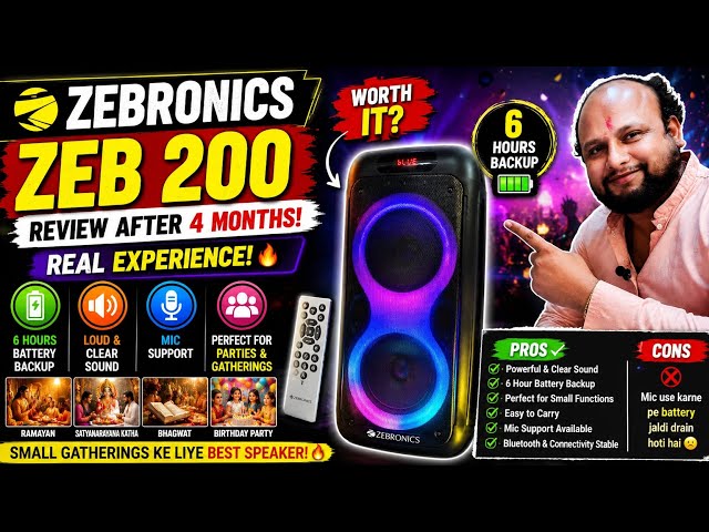 Zebronics Zeb Buddy 200 Review After 4 Months 🔥 Worth Buying in 2026?