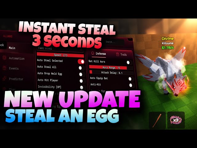 BEST STEAL AN EGG SCRIPT | INSTNAT STEAL + NEW EVENT + SO MUCH MORE