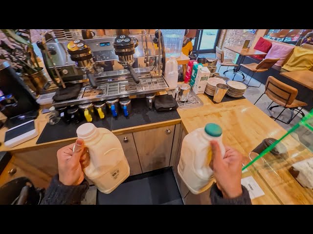 POV - My Barista Shift at the Coffee Shop