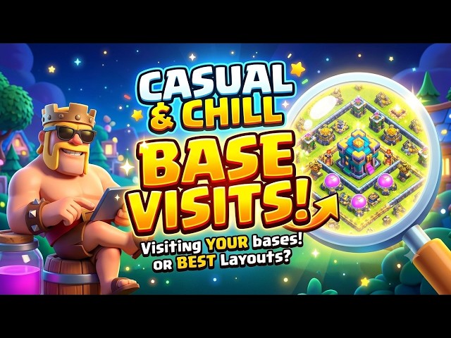 🔴 RATING YOUR BASES LIVE! 👑 Clash of Clans Chill Stream & Base Visits! #clashofclans#live