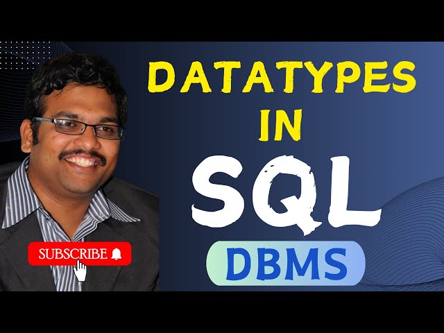 DATATYPES IN SQL || SQL DATATYPES || INTEGER || NUMBER || VARCHAR || DATETIME || DBMS || SQL