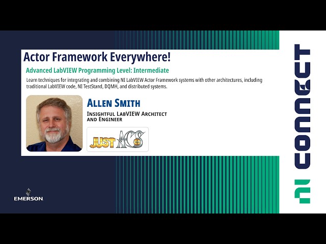 Actor Framework Everywhere (NI Connect 2026)