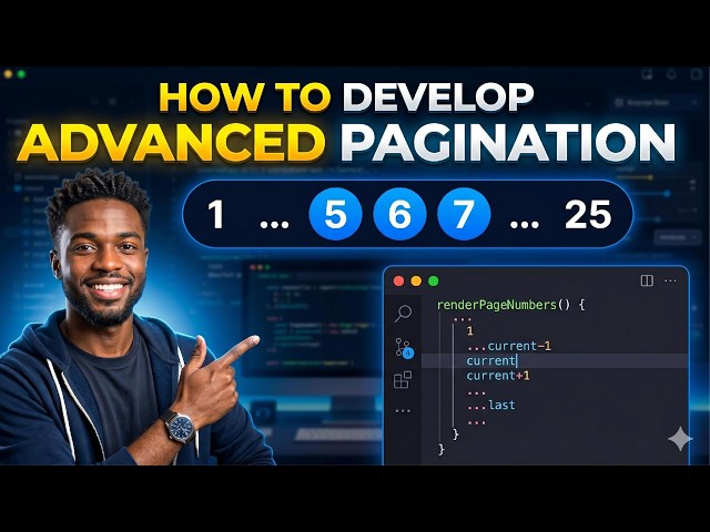 How to Build Advanced Pagination with Ellipses using HTML, CSS, and JS