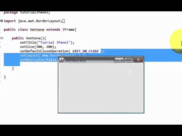JPanel    Tutorial