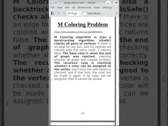 20 algorithms in JavaScript tutorial #shorts