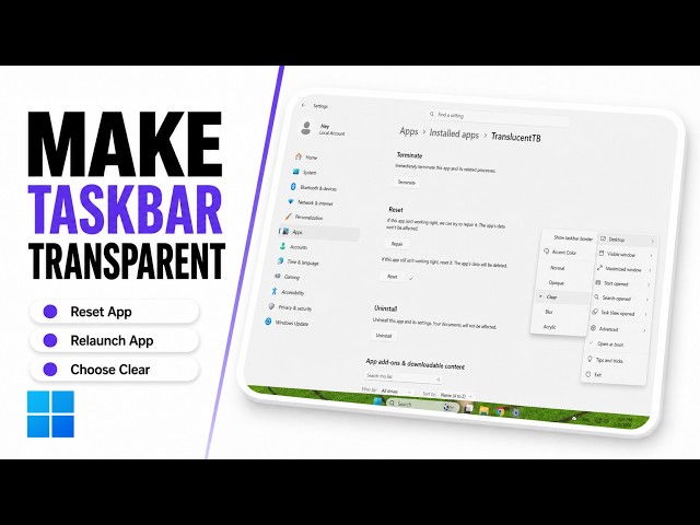 How to Fix Translucenttb Not Working on Windows 11 after Update
