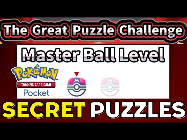 SECRET PUZZLES of The Great Puzzle Challenge Team Rocket's Ambition #ptcgpocket