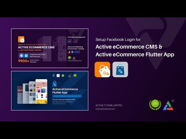 How to Setup Facebook Login in Active eCommerce CMS | Active eCommerce Flutter App
