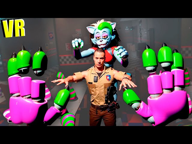 LOS ANIMATRÓNICOS VR ASUSTAN AL GUARDIA EN BONELAB FNAF COOP BONELAB PERO SOY ANIMATRÓNICO