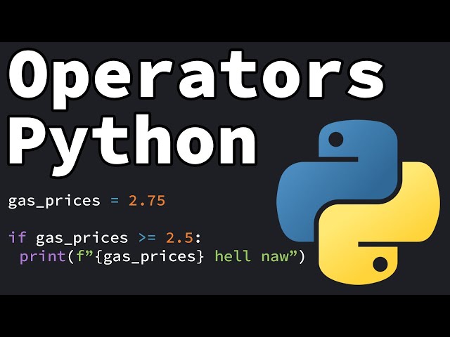 Operators in Python