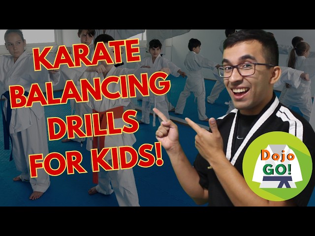 How To Improve Balance! | Dojo Go Karate Kids Lesson