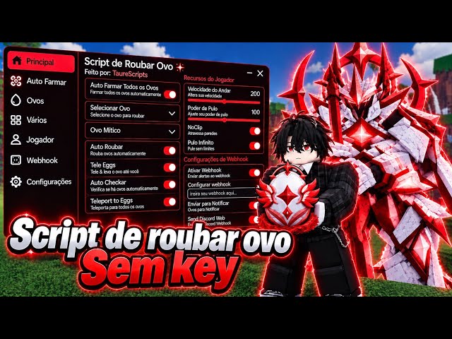 MELHOR SCRIPT ATUALIZADO DE ROUBE UM OVO NO ROBLOX