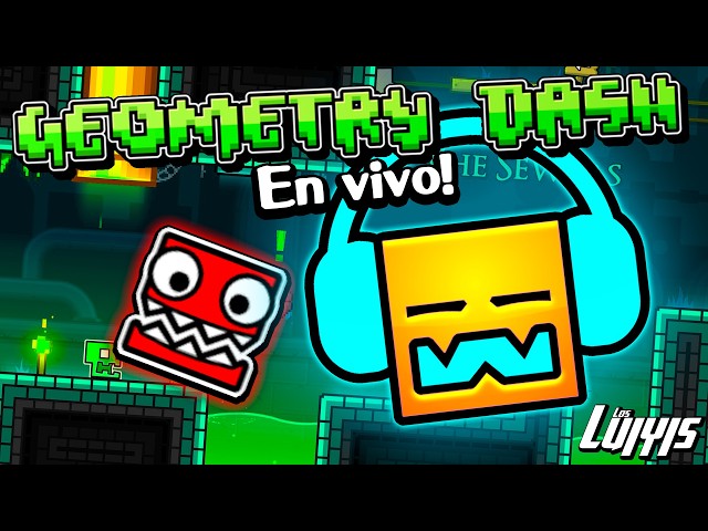 Jugando GEOMETRY DASH los mejores Niveles en Vivo!! 🎮🔥🗣 #shorts