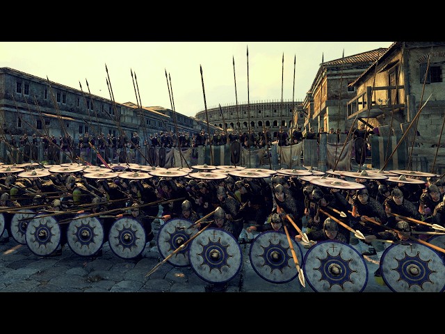 Can 1 Pro Defend ROME Against 4 Armies? – Total War: Attila