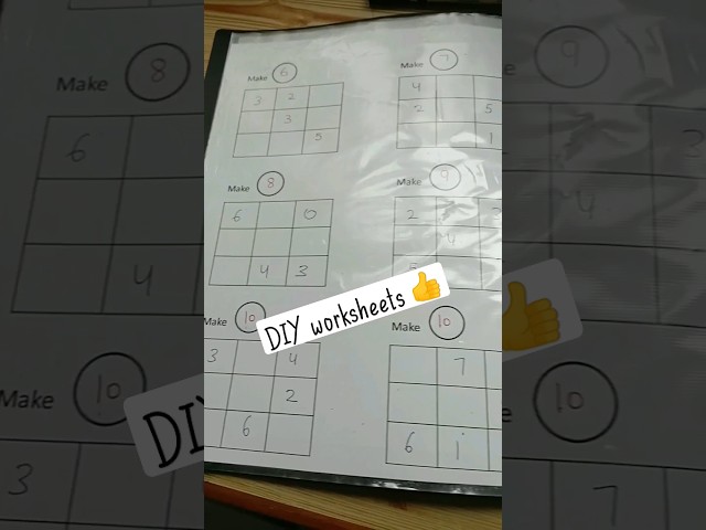 #diyworksheets #morningroutine #homeschoollife #homeschooling #educationalresources #shorts
