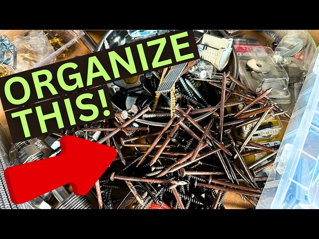 Organize Hardware Laying Around Your Home - Simple Home Improvement Hacks