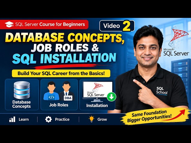 Video 2: SQL Server Installation and Interview Questions, Answers