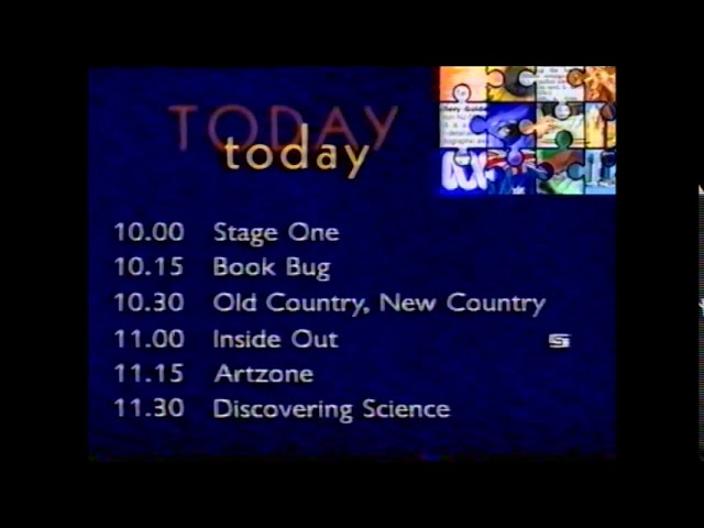 ABC TV - Friday Morning and Afternoon Programme Schedules (8/9/2000)