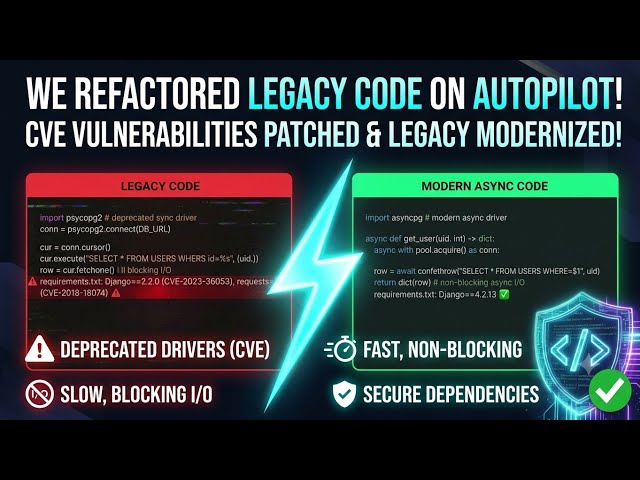 I Built an AI Agent That Refactors Legacy Code in 45 Seconds ! #viral #viralvideo #trending 